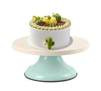 Cake Turntable - Rotating Cake Stand | 10 Inch Cupcake Bakery Painting Base | Cakes decorating turntable | Cakes Dessert Decorating Plate for Dinning Table Parties Kids Bakery Kitchen Adults