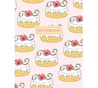 Cake With Flower On Top: Notebook