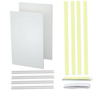 CAKEEYUM 1 Ensemble de Panneaux latéraux de climatiseur fenêtre, Isolation Surface, Panneau EVA, Joint fenêtre climatiseur, réduit Les Vibrations et Le Bruit, élimine Le Flux d'air et la lumière