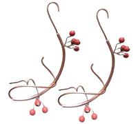 CAKEEYUM 2pcs Banana cintères pour Papillons Fer Hanging Butterfly Feeders for Outdoors Suspendu Le Jardin décor pour Les Papillons d'abe