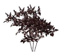CAKEEYUM 3 tiges artificielles de cimicifuga (45 cm) en Soie avec Feuilles d'automne, Branches artificielles pour Vase, cheminée, Centre de Table, Maison Campagne, Jardin, Mariage