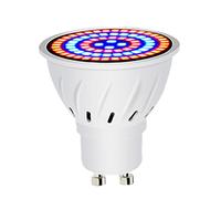 CAKEEYUM Ampoule horticole LED GU10 à 60 LED pour la croissance des plantes, spectre complet, 220 V, idéale pour les plantes d'intérieur et les succulentes.