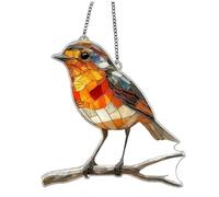 CAKEEYUM Attrape-Soleil pour fenêtres Suspendus en Acrylique, Oiseaux, Attrape-Soleil pour fenêtre intérieure, Ornements de Jardin Suspendus pour Pendaison de crémaillère, Ornements Jardin,