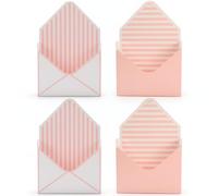 CAKEEYUM Boîte enveloppe de Forme Romantique pour la Saint-Valentin, décorations pour la Saint-Valentin, pour Anniversaire, Mariage, Remise de diplôme, fête fiançailles, 4 Paquets