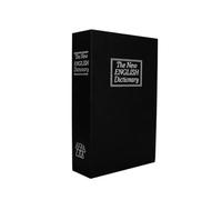 CAKEEYUM Book Home Book Home Dictionary Metal Safe Lock Box avec Combinaison Lock Creative Gift Black SAFICE Dictionary Livre Safe COMBINANT LOCA