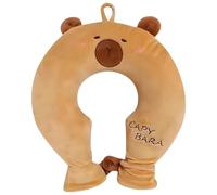 CAKEEYUM Bouillotte avec Couvercle pour Le Cou Capybara Sac d'eau Chaude en Forme de U, bouillotte fournit de la Chaleur pour soulager la Douleur, Relaxation avec Couvercle, Sac, Ho