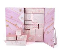 CAKEEYUM Calendrier de l'Avent de Noël 2025 24 Jours Exquis calendriers l'Avent vides à remplir Surprises à remplir pour Bonbons, Jouets, cosmétiques, Bijoux, Artisanat, décorations, Calendrier Compt