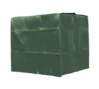 CAKEEYUM Couvercle de Protection pour conteneur IBC Capot de réservoir d'eau Pluie étanche à la poussière 1000L Vert Couvercle réservoir IBC, Protection conteneur, Eau, Capot d' Pluie, Ra étanc