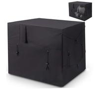 CAKEEYUM Couvertures de Chauffage de Piscine pour unités extérieures Couverture Pompe à Chaleur étanche 210D Robuste Protection hivernale Pompe à Chaleur 40 L X 34 W X31 H Couverture Chauffage pis