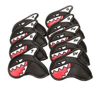 CAKEEYUM Couvre-Chefs de Golf Shark Golf Iron Head Cover Clubs Protéger l'équipement des Manches 9PCS Club Couvre la tête de Fer Les fers Club Manches HEA