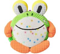 CAKEEYUM Grenouille en Peluche Interactive avec mouvements et Sons aléatoires pour Petits Chiens. Lavable et activée par Le Mouvement. Idéale pour Jouer à l'intérieur.