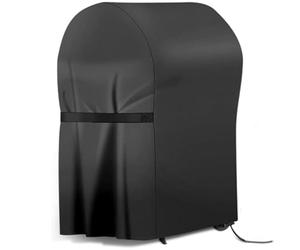 CAKEEYUM Housse de Barbecue Robuste et étanche, avec Protection UV et Cordon Coupe-Vent pour l'extérieur