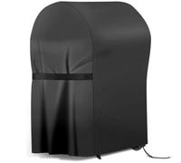 CAKEEYUM Housse de Barbecue Robuste et imperméable avec Protection UV et Cordon de Serrage Coupe Vent pour Barbecue d'extérieur.