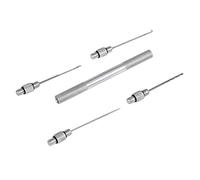 CAKEEYUM Kit d'aiguilles d'appât pour gréement de pêche à la Carpe Aiguille 'appât Stringer Aiguille de bouillette 5 pièces pêche à la Carpe Kit 'Aiguilles ' Stringer aiguill