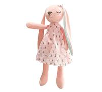 CAKEEYUM Lapin en Peluche Doux en Peluche Jouet Mignon Lapin poupée avec de Longues Oreilles Floppy décor de Pâques 35 cm, Animal en, Oreiller, Pâques