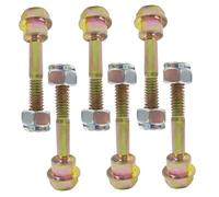 CAKEEYUM Lot de 12 pièces de Rechange pour souffleuse à Neige : goupilles Cisaillement et écrous Rechange, boulons Cisaillement compatibles avec Les souffleuses à Neige Deux étages.