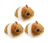 CAKEEYUM Lot de 3 Souris Mobiles pour Chat, Jouet interactif à Tirer sur Une Ficelle, Souris pour Chat, Jouet Amusant en Peluche pour occuper Votre Animal, Mobile pour, pour