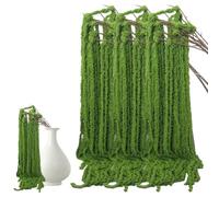 CAKEEYUM Lot de 5 Fleurs artificielles d'amarante séchées et réalistes de 130 cm avec Branches suspendues pour décoration Mariage, Bouquet Maison, Fournitures Jardin, Fleurs suspendues pour décor
