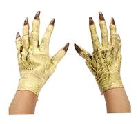 CAKEEYUM Mains d'halloween Halloween Mains de Zombie Costume Décorations de Costume Fête Blagues Astuces Accessoire Adulte, Taille Unique Monstre, Gants, Zombi