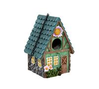 CAKEEYUM Maison d'oiseau Suspendue Nid d'oiseau en résine décorative Nid ' extérieur résistant aux intempéries Ornements Maison, Suspendu, résine, décoratif, extérieur