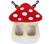 CAKEEYUM Mangeoire à Foin de Lapin Mangeoire à Foin de Lapin Suspendue Sac Mignon Tissu Oxford imperméable pour Lapins Cochons d'Inde Hamsters Sac pour Lapins Bu