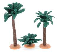 CAKEEYUM Mini Palmiers pour l'artisanat, 3 pièces, Arbres modèles, Arbre en Plastique pour Bricolage, bonsaï, Micro Paysage, décor d'aquarium