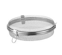 CAKEEYUM Panier de Lave Vaisselle pour Petits Objets Panier de Lave Vaisselle en Acier Inoxydable à 3 Boucles avec Maille Fine Paniers Ronds Anti Rayures sans Odeur Paniers va