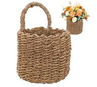 CAKEEYUM Panier de Porte d'entrée pour Organiser Un Petit Panier de Suspension tissé Style Boho avec Une poignée Robuste pour la Porte d'entrée du Garde-Manger la Cuisine