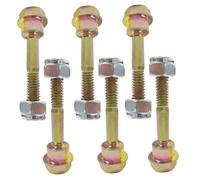 CAKEEYUM Pièces de Rechange pour souffleuse à Neige, goupilles et écrous de Cisaillement Rechange, boulons Cisaillement compatibles pour souffleuses à Neige 2 étages, 12 pièces