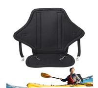 CAKEEYUM Siège de Kayak avec Support arrière, siège de Planche à pagaie réglable en Nylon avec mousquetons, canoë réutilisable Amovible avec Sac Rangement, Accessoires Kayak.