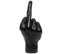 CAKEEYUM Statue de Doigt d'honneur en résine Accessoire de Bureau Ornement Doigt d'honneur réaliste et Amusant pour la Maison Le Bureau Les Femmes et Les Hommes Cadeaux ' Noir Ornement