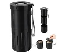 CAKEEYUM Tasse de graines de tournesol, tasse à broche graines tournesol portable 2 en 1, bol noix pistaches sans gâchis pour les amateurs en déplacement et jeux sport, broc