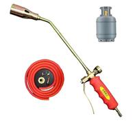 CAKEEYUM Torche de Mauvaise Herbe Portable Biswitch Propane Torch Brûleur de Mauvaises Herbes avec Tuyau 6, 6 Pieds et poignée Non Glissante pour la Route Neige Glace en Bois Jardin
