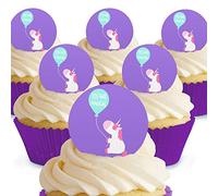 Cakeshop Décorations comestibles pour gâteaux Motif licorne Inscription You are Magical 12 décorations en papier gaufré prédécoupées - qualité supérieure