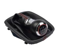 Cakievro Pommeau de levier de vitesse 5 6 vitesses manuel pour Audi A4 B6 8E 2000-2004 A6 C5 4B 1997-2005 (vitesse R-6)