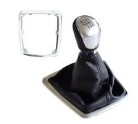 Cakievro Pommeau de levier de vitesse 5 6 vitesses manuel pour Ford Focus 2009-2011 (argenté 6s)