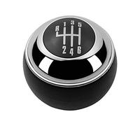 Cakievro Pommeau de levier de vitesse 5/6 vitesses pour Mi-ni R50 One D R52 R53 Coo-per S 3 portes 2001 2002 2003 2004 2005-2008 (6 vitesses)