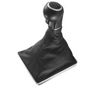 Cakievro Pommeau de levier de vitesse 6 vitesses + soufflet noir compatible avec Opel Zafira H 2005-2014