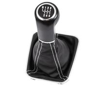 Cakievro Pommeau de levier de vitesse à soufflet noir 6 vitesses 12 mm compatible avec Opel Zafira B A05 2005 2006 2007 2008 2009 2010 2011 2012 2013 2014 2015