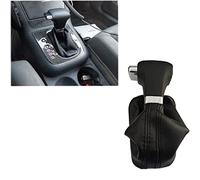 Cakievro Pommeau de levier de vitesse automatique en cuir pour Sko-da VW Ti-guan TOU-Ran Bo-ra Pa-ssat, SK-SKD-308-ER