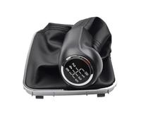 Cakievro Pommeau de levier de vitesse manuel de voiture 5/6 vitesses Set de couverture de levier de vitesse pour OPEL VAUXHALL Zafira B 2005 2006 2007 2008 2009 2010 2011 2012 2013 2014 (6Gang-1SET)