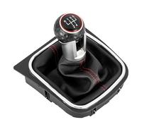Cakievro Pommeau de levier de vitesse pour VW Golf 5 MK5 R32 GTD GTI Golf 6 MK6 R20 2004-2013 avec soufflet de protection