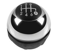 Cakievro Soufflet de levier de vitesse chromé pour Fia-t 500 500C 2007 2008 2009 2010 2011 2012 2013 2014 2015 2016 2017 2018 (chrome 6 vitesses)