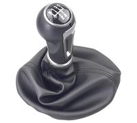 Cakievro Soufflet de levier de vitesse noir compatible avec Seat Ibiza IV (5 vitesses)