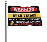 CakJuice Drapeaux de chambre de dortoir cool avertissement bière réfrigérateur drapeaux cool affiches pour gars décoration de mariage (taille : 30 x 45 cm)