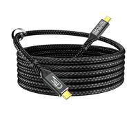 CAKOBLE 40Gbps Câble Thunderbolt 4 3m - 240W Charge Rapide PD3.1,16K@30Hz,8K@60Hz/4K@144Hz Dual-Écran,Câble USB4(USB-C) pour Thunderbolt5, MacBook Pro/Air, iPhone 16,PC,Mac,Moniteur,SSD, eGPU,VR