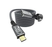 CAKOBLE Câble d'extension USB C 3 mètres, USB 3.2 Gen2 240 W 4 K à 60 Hz Câble type C mâle vers femelle 20 Gbps Câble d'extension type C compatible pour iPhone 16/15 Pro Max, MacBook Pro/Air XPS 15