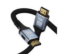 CAKOBLE Câble HDMI 2.2 1.5m, 16K 12K 10K| 96Gbps Ultra High Speed HDMI Cable |8K 4K@480Hz | eARC HDR10+ Dolby Vision/Atmos | cable hdmi hdcp 2.2 2.3 | Pour câble hdmi 2.1 PS5, Xbox, Soundbar, PC, Mac