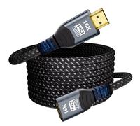 CAKOBLE Câble Prolongateur HDMI 2m, HDMI 2.2 96Gbps Ultra Haute Vitesse 16K@60Hz 8K@240Hz 4K@480Hz, Compatible HDMI 2.1,eARC, HDR10+, Dolby Atmos/Vision, HDCP 2.3,Mâle vers Femelle pour TV PS5 Xbox