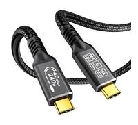 CAKOBLE Câble Thunderbolt 4 USB4 1m -40Gbps Transfert Ultra-Rapide| 16K@30Hz/8K@60Hz/4K@144Hz |Câble USB-C 240W PD3.1 Charge Rapide,pour MacBook Pro/Air,Galaxy 25,Mac,eGPU, iPhone 16, Docking Station